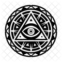 Todo Lo Ve Illuminati Masonico Icono