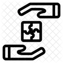 Quebra Cabeca Trabalho Em Equipe Sinergia Icon