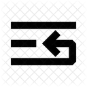 Quebra De Texto Ícone