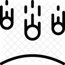 Queda De Meteoro Meteoro Cometa Ícone