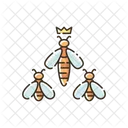 Queen Bee Honeybee Icon