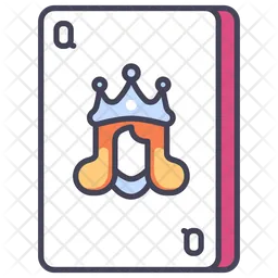 Queen Card  Icon