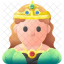 Queen Crown King Icon
