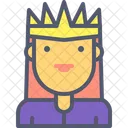 Queen Lady Female Icon