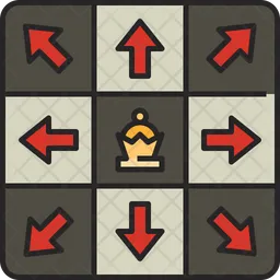 Queen Moves  Icon