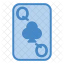 Queen Of Clubs  Icon