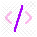 Quellcode HTML Webentwicklung Symbol