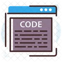 Quellcode Inhaltsverwaltung Programmiercode Symbol