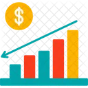 Burndown Grafico Tarea Icon