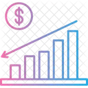 Burndown Grafico Tarea Icon