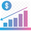 Burndown Grafico Tarea Icono