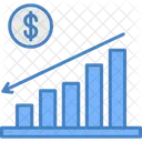 Burndown Grafico Tarea Icon