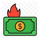 Quemando dinero  Icono