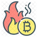 Quemar bitcoins  Icono