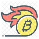 Quemar bitcoins  Icono