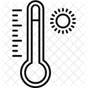 Quente Verificacao De Temperatura Termometro Ícone