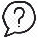 Messaggio Di Query Query Bolla Icon