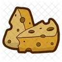 Queso Comida Bloque Icono