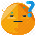 Question Emoji Face Icon