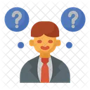 Question Recruitment Businessman Icon