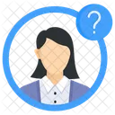 Question Woman Doubt Icon