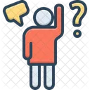 Question Query Interpellation Icon