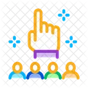Finger Up Gesture Icon