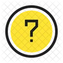 Question Square Retro Icon