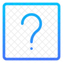 Question Aide Carre Icône