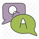 Question And Answer Solution Communication Icon