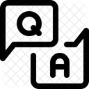 質問と回答、質問、回答 アイコン