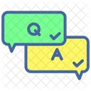 Q And A Question And Answer Online Exam Icon