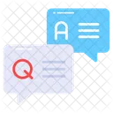 Chatting Question Answer Icon