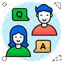 Question And Answer Solution Communication Icon