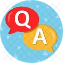 질문과 답변 QNA FAQ 아이콘
