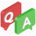 Faq Communication Questions Answers Inquiry Icon