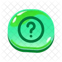 Button Glossy Question Icon