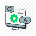 Question Answering Ai Powered Qa Information Retrieval Icon