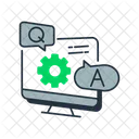 Question Answering  Icon