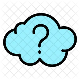 Question cloud  Icon