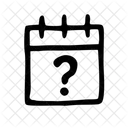 Handdrawn Appicons Calender Question Icon