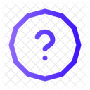 Question Edgy Circle Question Ask Icon