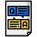 Question Chat Bubbles Conversation Icon