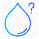 Question Mark Water Water Drop Icon