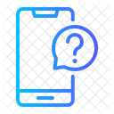 Question Mark Request Phone Contact Icon
