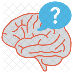 Question Mark Brain Icon Of Flat Style Available In Svg Png Eps Ai Icon Fonts