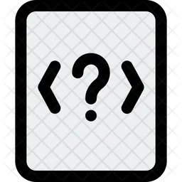 Question Mark File  Icon