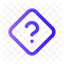 Question Round Rhombus Question Ask Icon