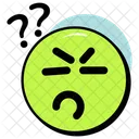 Question Smiley Face Emoji Expression Icon