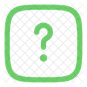 Carre De Questions Aide Question Icône